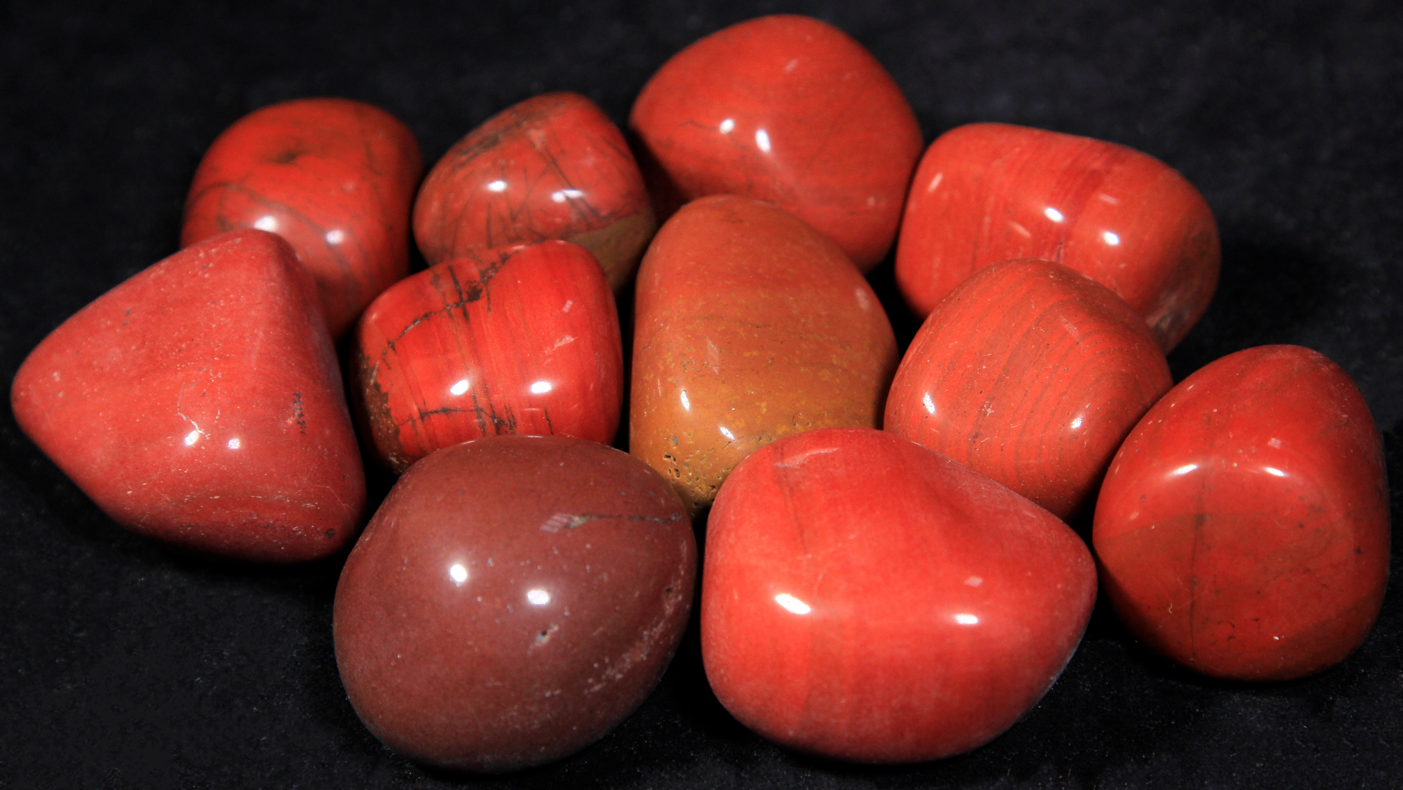 Red Jasper Tumbled Stone - Polished