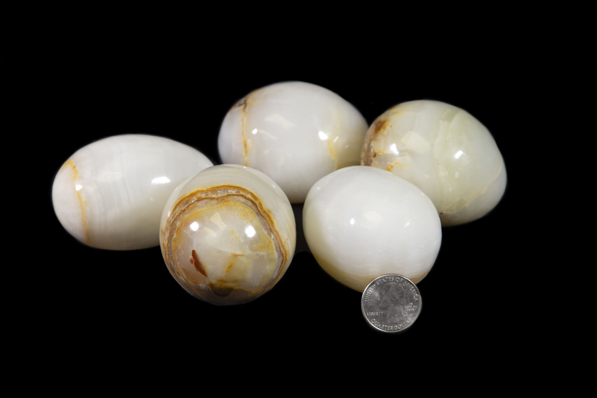 White Onyx Egg (One Egg) - Kids Love Rocks