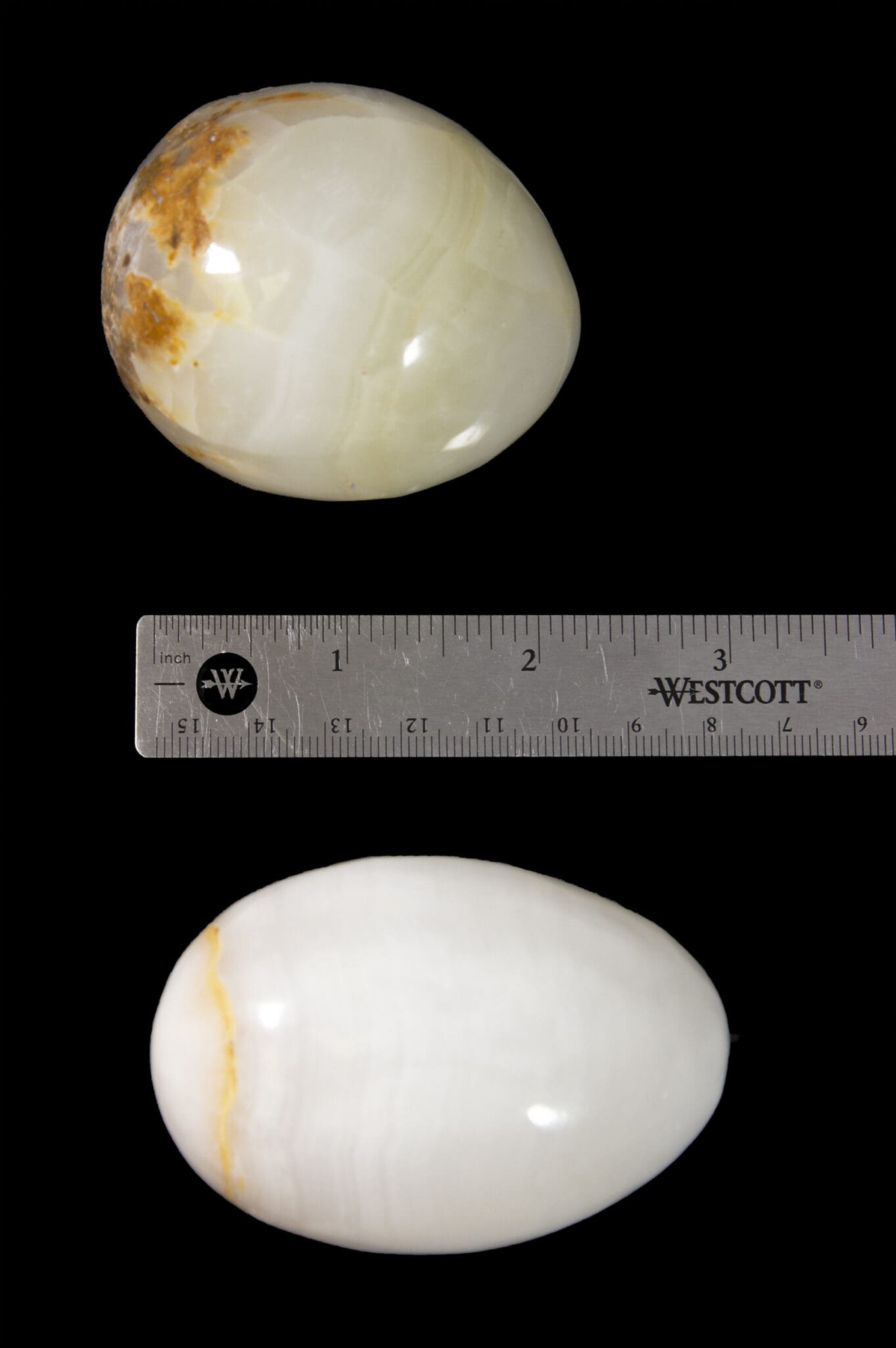 White Onyx Egg (One Egg) - Kids Love Rocks