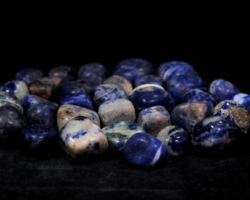 1lb of Tumbled Small Sodalite (19mm-25mm)