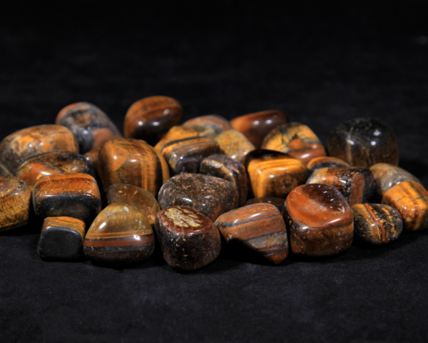 Pile of Small Tumbled Tiger Eye