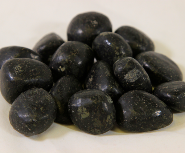 Pile of Medium Tumbled Nuummite