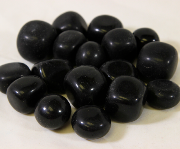 Several Medium Black Obsidian Stones