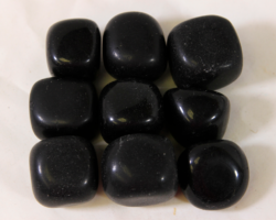 Several Large Black Obsidian Stones