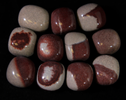 Several Medium Red Narmada Stones