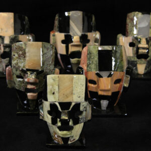 Assorted Mayan/Aztec Decorative Inlay Masks - Large