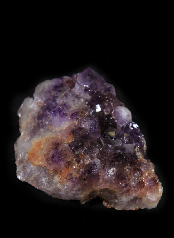 Purple and Orange Amethyst Crystal Cluster