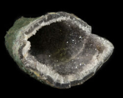 Cave-shaped Smokey Amethyst Geode