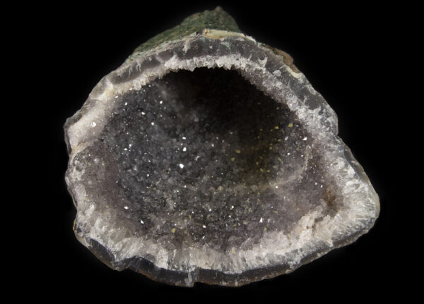 Cave-shaped Smokey Amethyst Geode