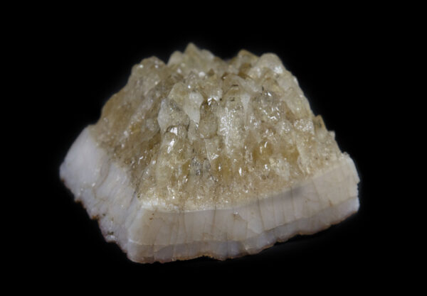 Square-shaped Citrine Druze Crystal