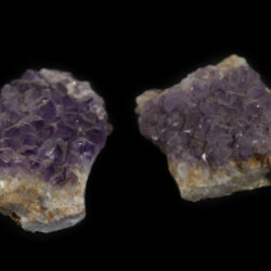 Pair of Amethyst Crystal Clusters