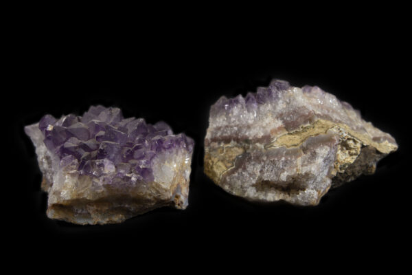 Pair of Amethyst Crystal Clusters