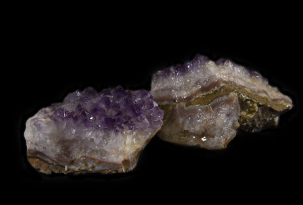 Pair of Amethyst Crystal Clusters