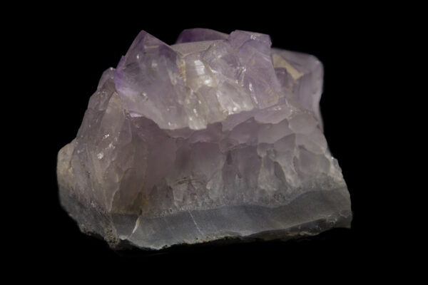Individual Purple Amethyst Cluster side view