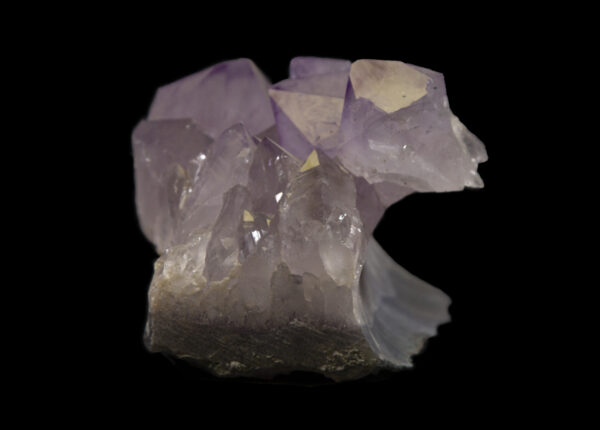 Individual Purple Amethyst Cluster view of matrix