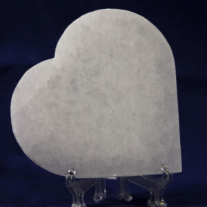 Selenite Large Flat Hearts Charging Plate