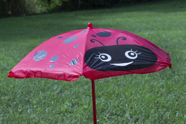 Kids Collapsible Ladybug Furniture Set Umbrella