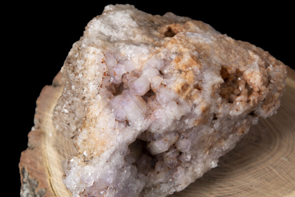 pink amethyst cluster with no matrix closer