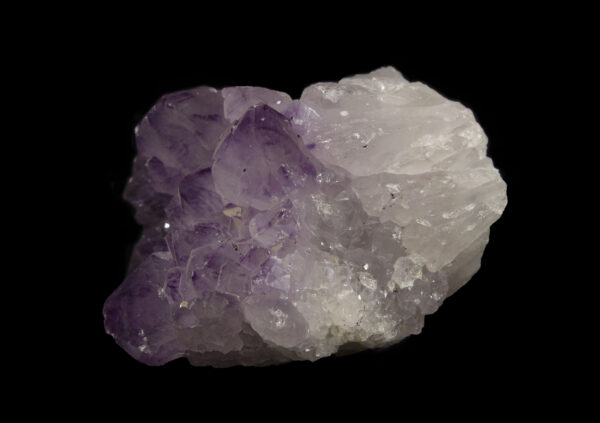 Lilac Amethyst Crystal Cluster side view