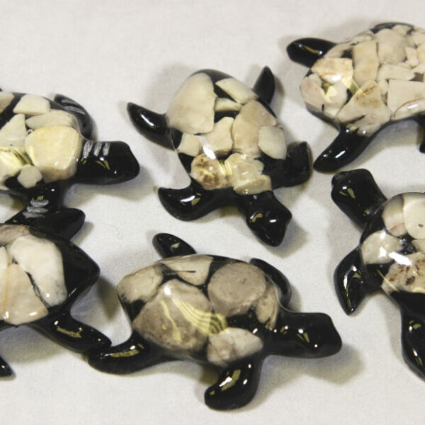 Small White Turtle - Semi Precious Mineral Turtles (One Turtle)