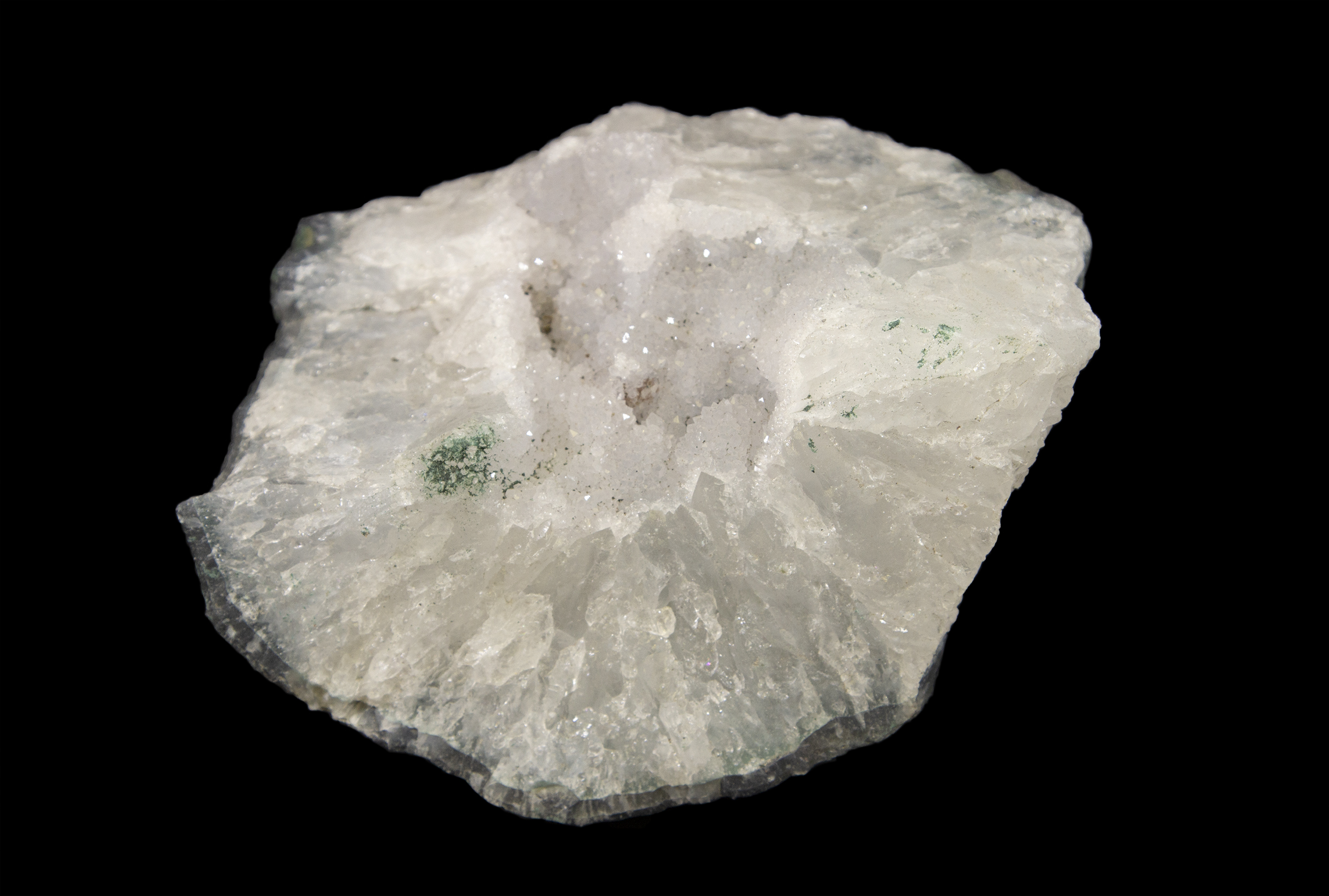 White Bloom Shaped Amethyst Quartz Cluster