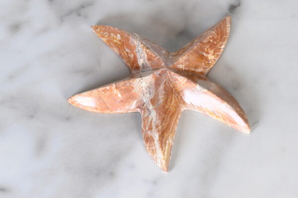 Amber Marble Starfish 5"