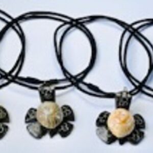 Marble Turtle Natural Necklace 2" - Turtleman Foundation Purchase