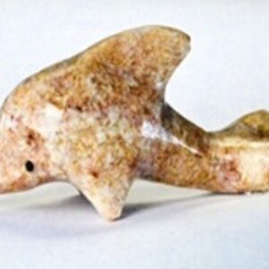 Natural Marble Dolphin 2" - Turtleman Foundation Purchase (One Dolphin)