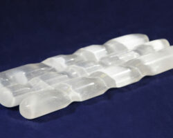 Selenite Tumbled Spiral Wands 6 inches long