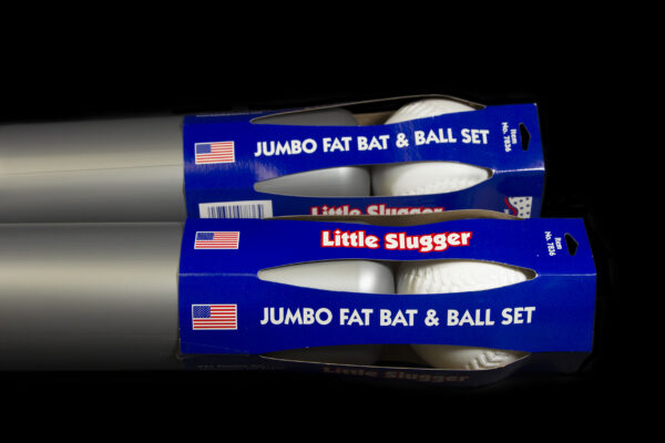 Jumbo Fat Bat and Ball Set close up of bat