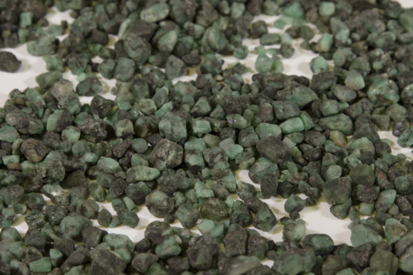 Small Emerald Gravel Mix top view