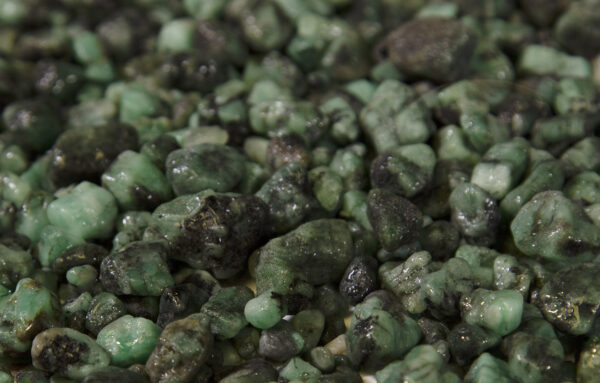Pile of Small Emerald Gravel Mix