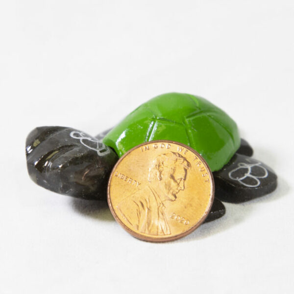 Green Marble Turtle 1.5" - Turtleman Foundation Purchase (One Turtle)