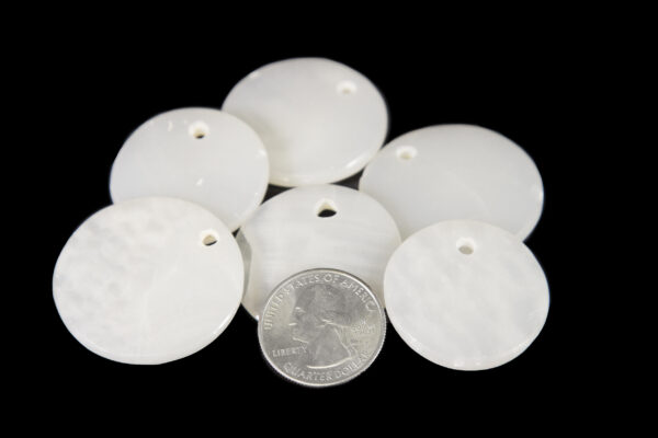 Onyx White Pendants Five Pack with Quarter