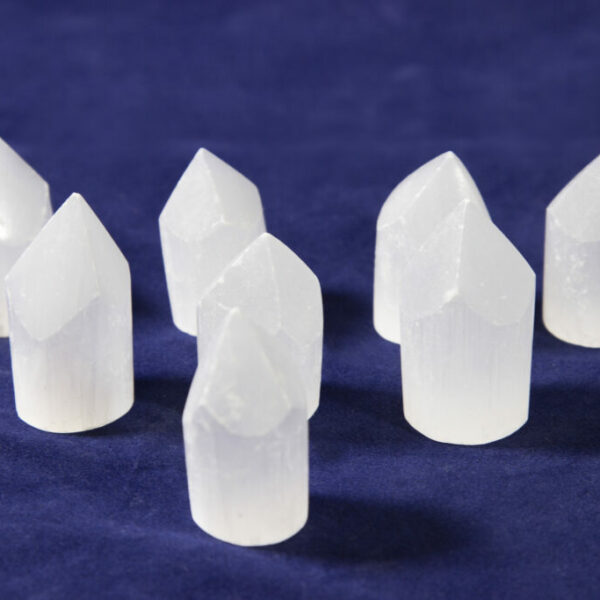 Selenite Points 1 Inch - 1 lb of Points