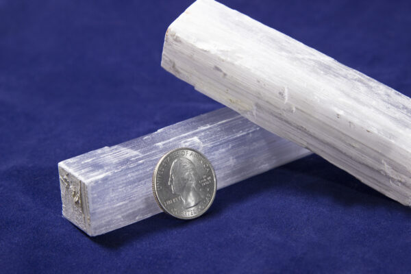 One pound of Selenite Wands with quarter for size