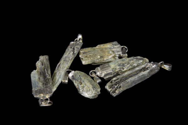 rough kyanite pendants