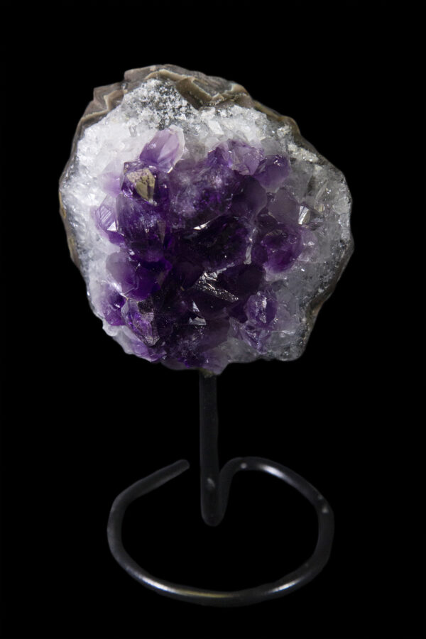 Amethyst Stone on a Stand closeup