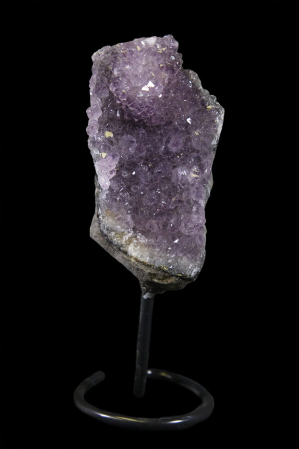 Amethyst Stone on a Stand view from front