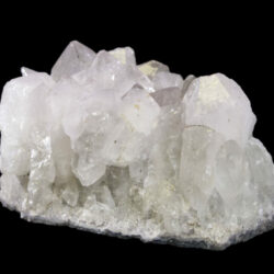 white crystal cluster