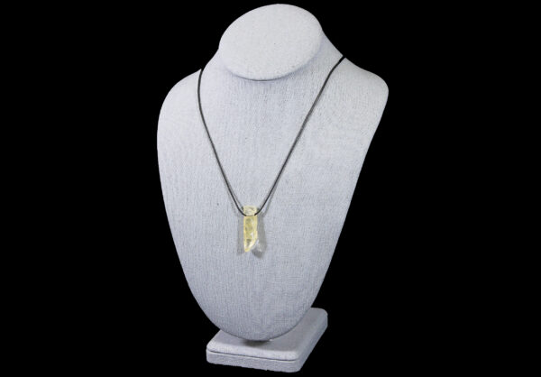 citrine necklace on bust