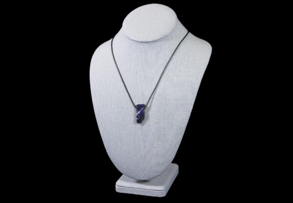 Sodalite Necklace pendant on bust