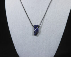 sodalite necklace on bust