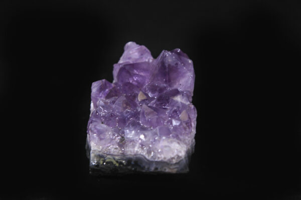 Amethyst Crystal Formation front view