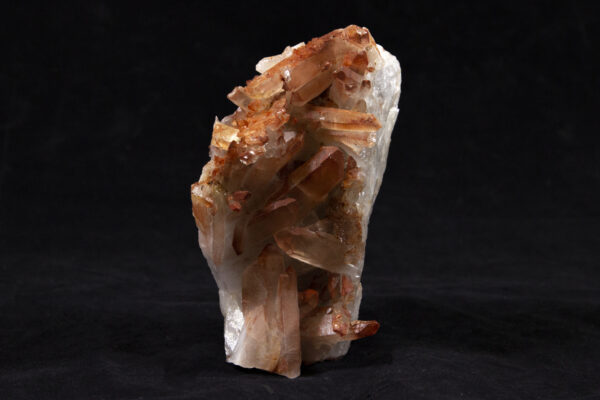 Upright Red Hematite Crystal Formation