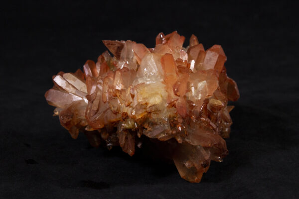 Side of Red Hematite Crystal Formation