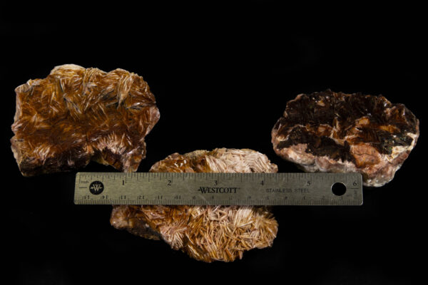 Barite Cluster Formation with ruler