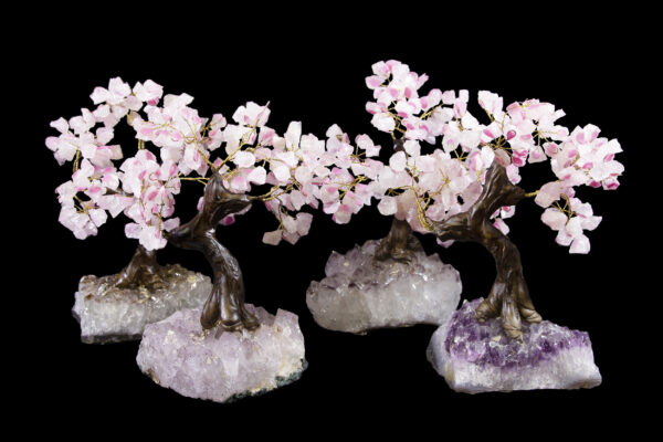 Rose Quartz Crystal Trees