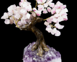 Rose Quartz Crystal Tree