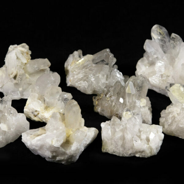 Quartz Crystal Clusters Weighing Under 1 Pound (Five Pound Mix)